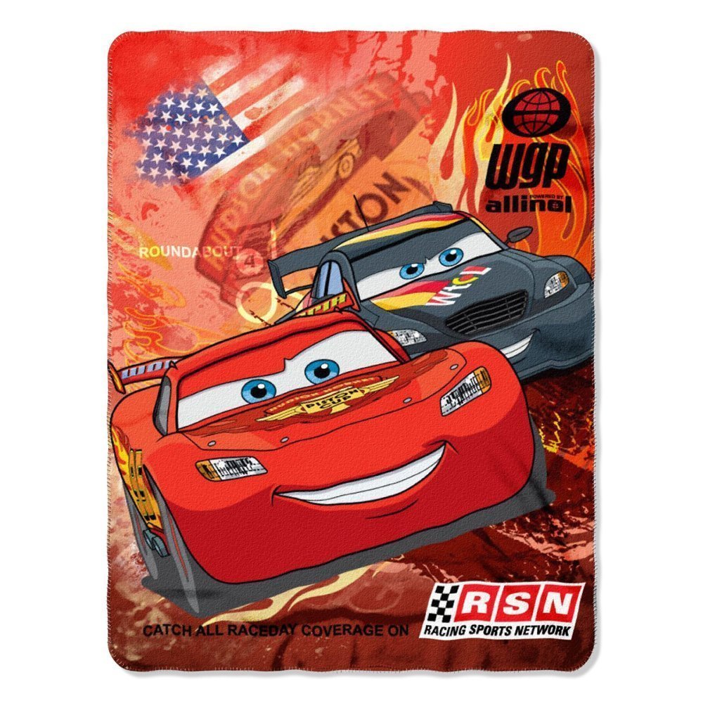 Disney Cars Blanket Fleece Throw Lightning Mcqueen 46x60 - Walmart.com