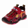 thumbnail image 1 of Disney Cars Boys Lightning McQueen Hook and Loop Sport Sandals – Open Toe (Toddler / Kids), Red, Size: 1, 1 of 8