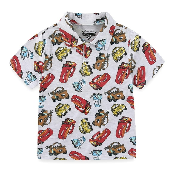 Disney Cars Boys Short Sleeve Polo Shirt (Boys), Sizes 2T-7