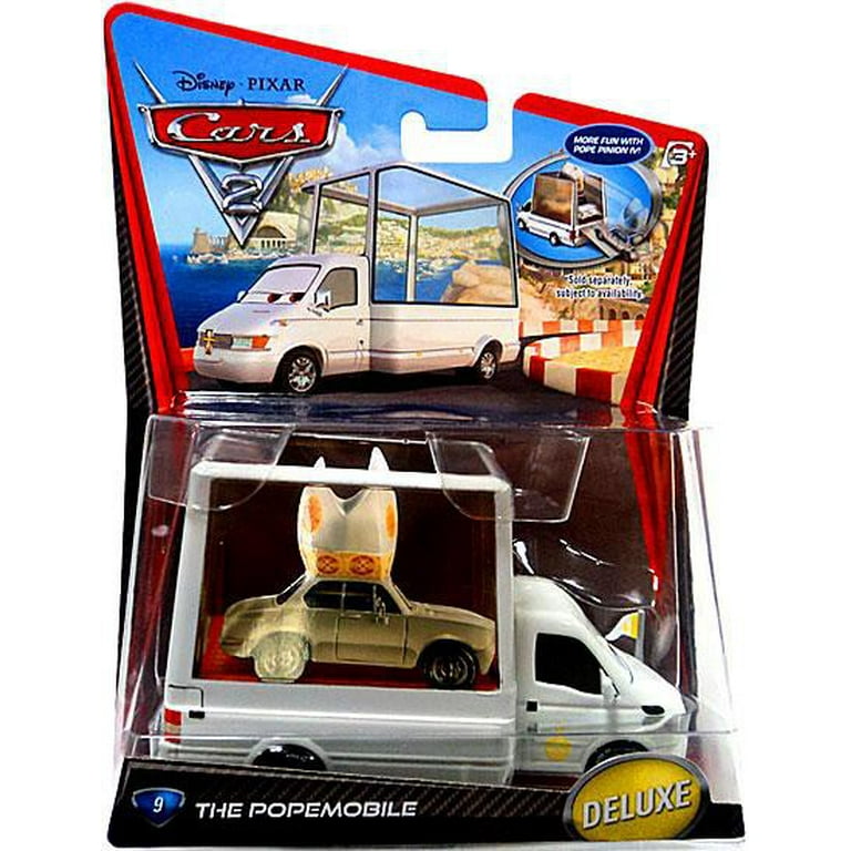 カーズ マテル THE POPEMOBILE カーズ２ ミニカー ピクサー Disney Cars Cars 2 Deluxe Oversized Popemobile 1:55 Diecast Car #9