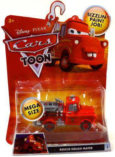 Disney / Pixar Cars Deluxe Oversized Rescue Squad Mater Diecast