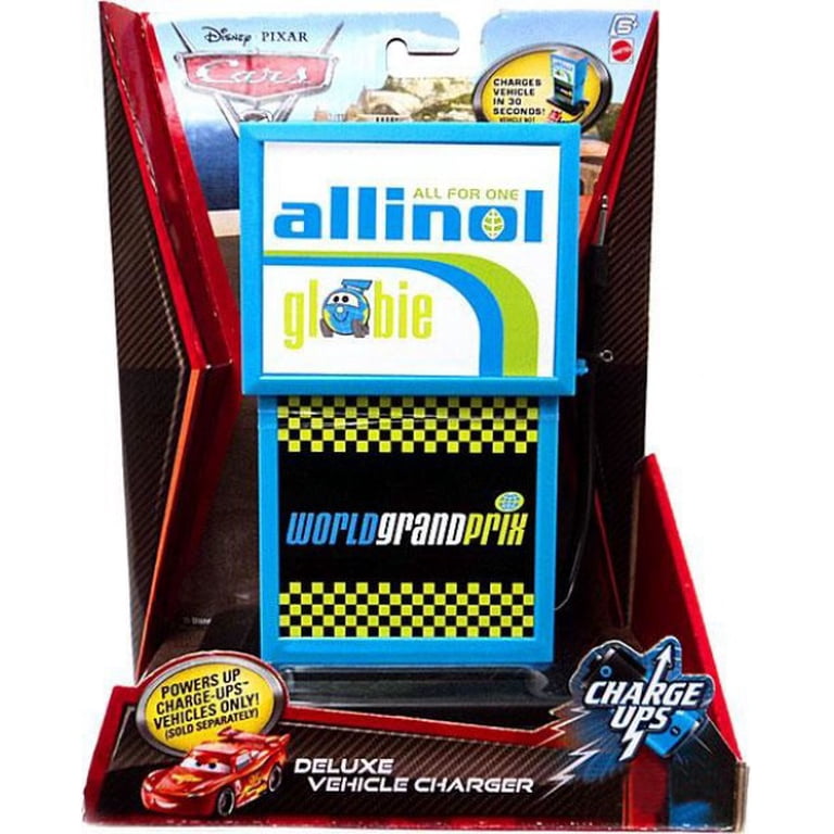 ディズニーカーズ ACTION 新品 スコットリッグスCharger バルボリン Disney Cars Charge Ups Allinol Deluxe Vehicle Charger Diecast Car