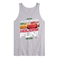 thumbnail image 1 of Disney Cars - Christmas - On The Highway To Holiday Fun - Men's Jersey Tank Top, 1 of 4