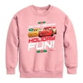 thumbnail image 1 of Disney Cars - Christmas - On The Highway To Holiday Fun - Toddler & Youth Crewneck Fleece Sweatshirt, 1 of 4