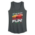 thumbnail image 1 of Disney Cars - Christmas - On The Highway To Holiday Fun - Women's Racerback Tank Top, 1 of 5