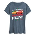thumbnail image 1 of Disney Cars - Christmas - On The Highway To Holiday Fun - Women's Short Sleeve Graphic T-Shirt, 1 of 5