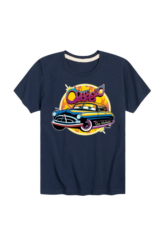 Cars - Classic Doc Hudson Car Show Ready - Boy's Toddler & Youth Short Sleeve Graphic T-Shirt