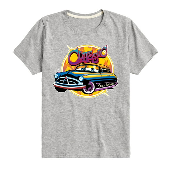 Disney Cars - Classic Doc Hudson Car Show Ready - Boy's Toddler & Youth Short Sleeve Graphic T-Shirt