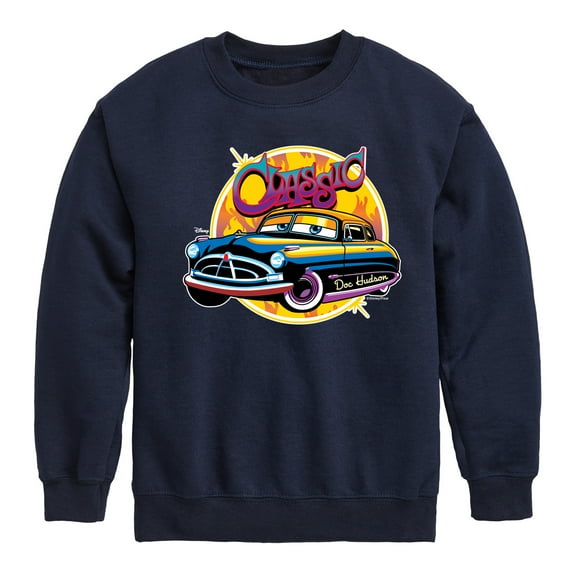 Disney Cars - Classic Doc Hudson Car Show Ready - Toddler & Youth Crewneck Fleece Sweatshirt