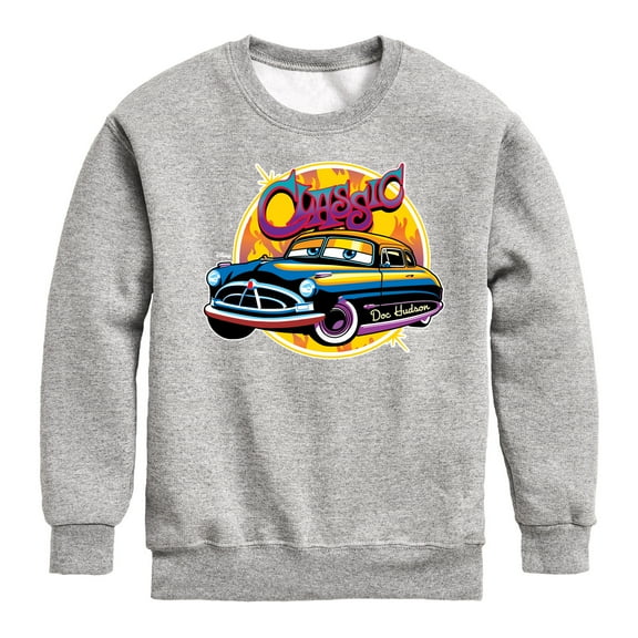Disney Cars - Classic Doc Hudson Car Show Ready - Toddler & Youth Crewneck Fleece Sweatshirt