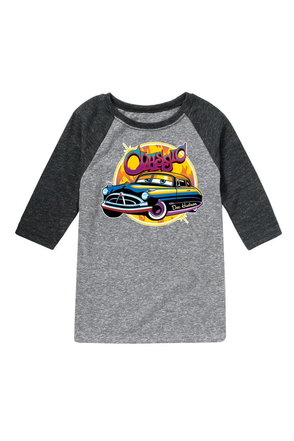 Cars - Classic Doc Hudson Car Show Ready - Toddler & Youth Raglan Graphic T-Shirt