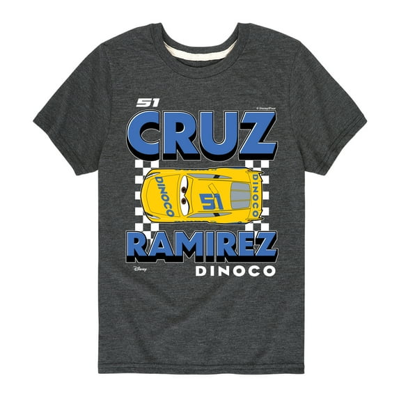 Disney - Cars - Cruz Ramirez - Boy's Toddler And Youth Short Sleeve Tee