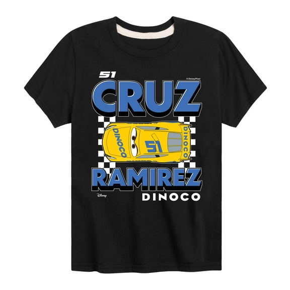 Disney - Cars - Cruz Ramirez - Boy's Toddler And Youth Short Sleeve Tee