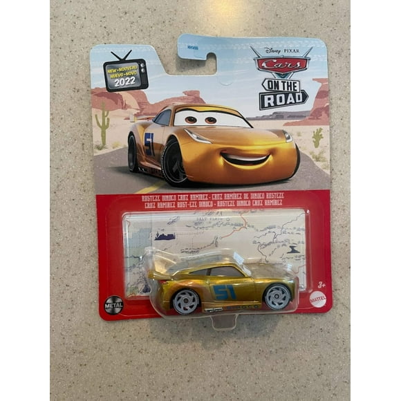 Disney Cars DXV29 CD- GOLD DINOCO CRUZ RAMIREZ