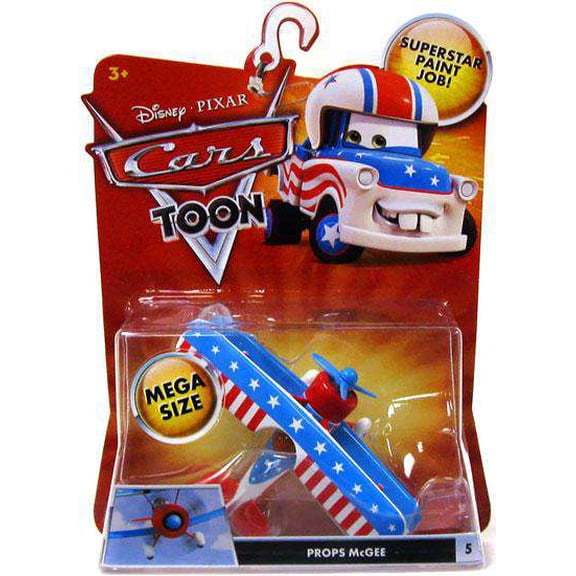 Disney Cars Deluxe Oversized Props McGee Diecast Car