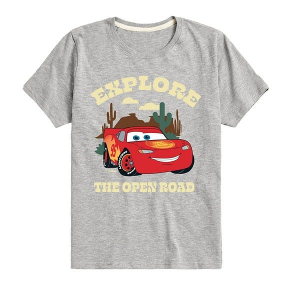 Disney - Cars - Explore The Open Road - Boy's Toddler And Youth Short Sleeve Tee