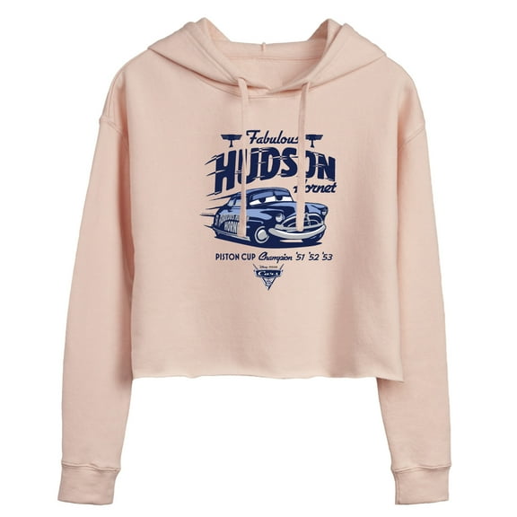 Disney Cars - Fabulous Hudson Hornet Piston Cup Champion - Juniors Cropped Pullover Hoodie