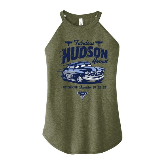 Disney Cars - Fabulous Hudson Hornet Piston Cup Champion - Juniors High Neck Tank Top