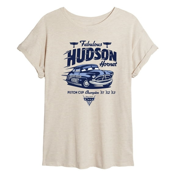 Disney Cars - Fabulous Hudson Hornet Piston Cup Champion - Juniors Ideal Flowy Muscle T-Shirt
