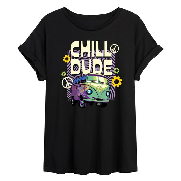 Disney Cars - Filmore Chill Dude - Juniors Ideal Flowy Muscle T-Shirt