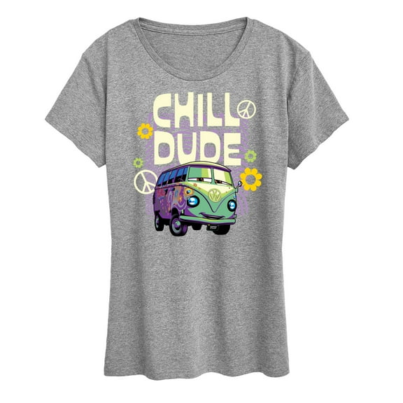 Disney Cars - Filmore Chill Dude - Women's Short Sleeve Graphic T-Shirt