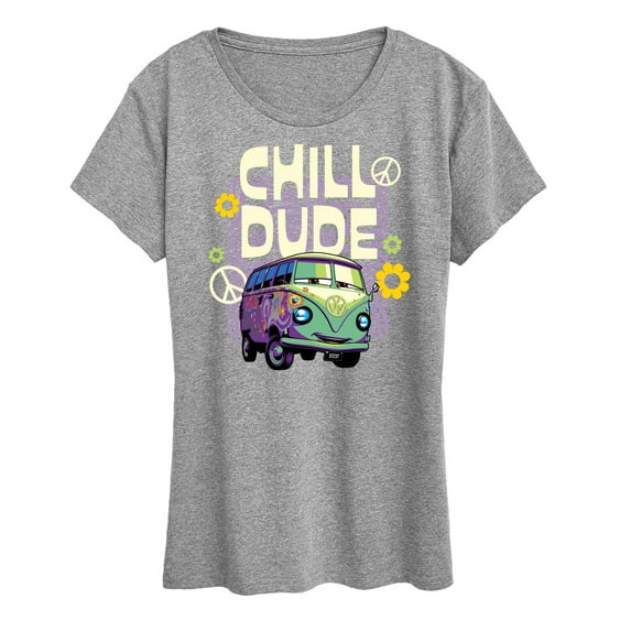 Disney Cars - Filmore Chill Dude - Women's Short Sleeve Graphic T-Shirt