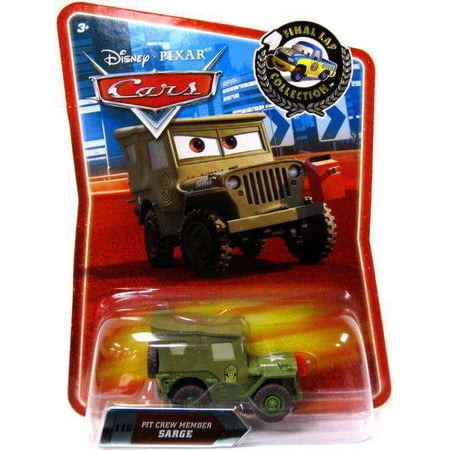 Disney Cars Final Lap Collection Pit Crew Member Sarge Diecast Car