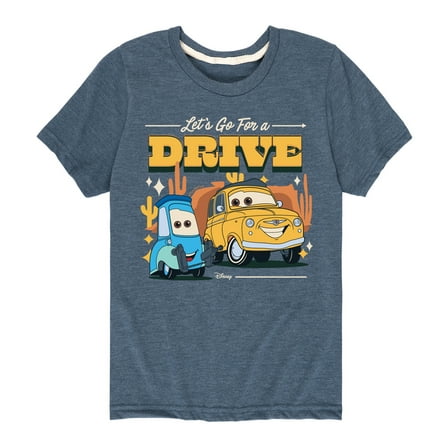 Disney - Cars - Go For A Drive - Boy's Toddler And Youth Short Sleeve Tee