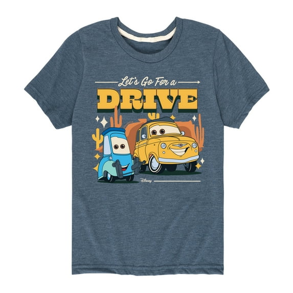 Disney - Cars - Go For A Drive - Boy's Toddler And Youth Short Sleeve Tee