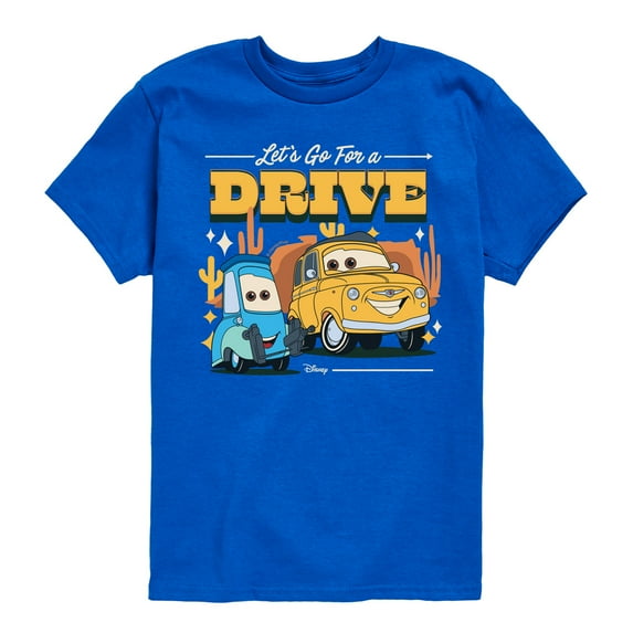 Disney - Cars - Go For A Drive - Boy's Toddler And Youth Short Sleeve Tee