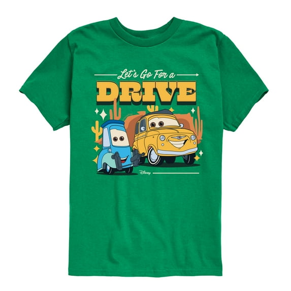 Disney - Cars - Go For A Drive - Boy's Toddler And Youth Short Sleeve Tee