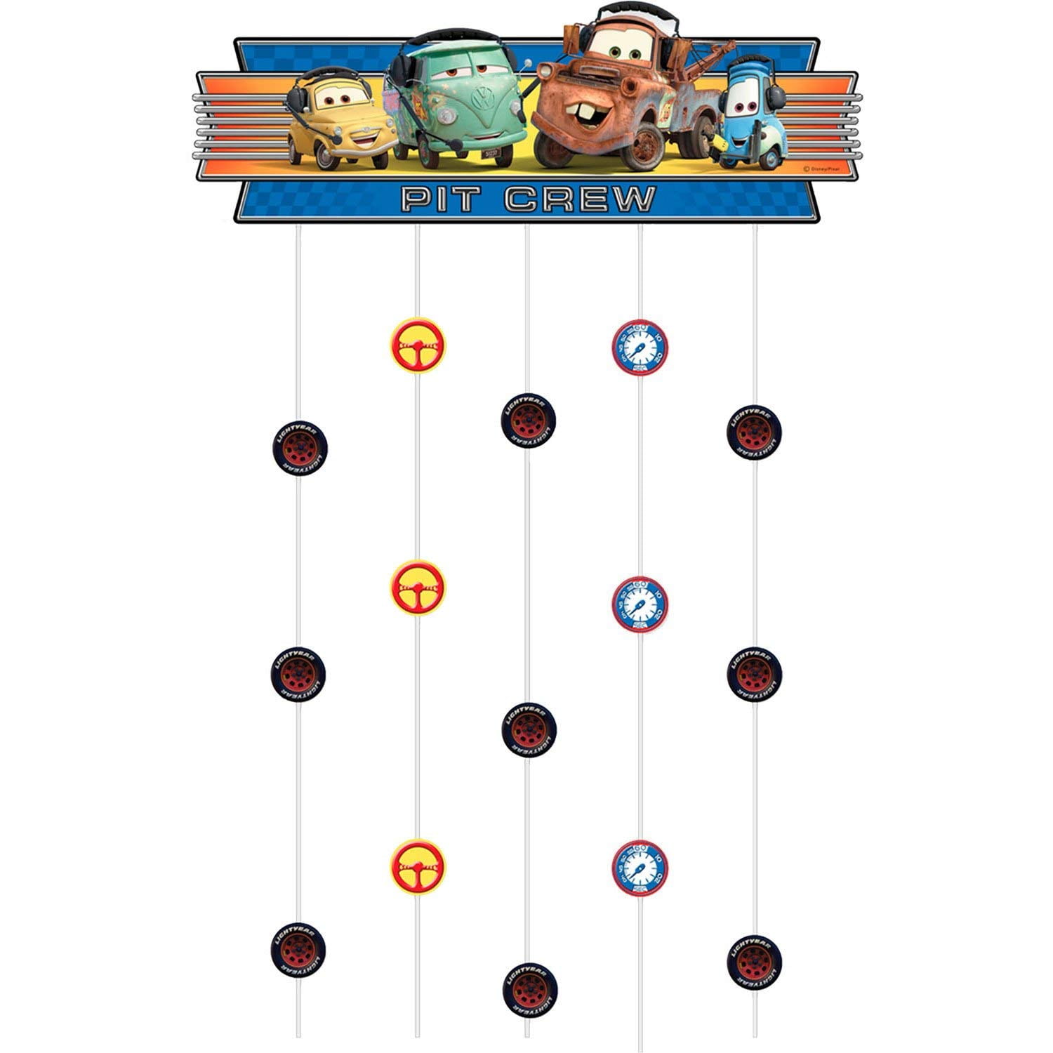 UNASSIGNED Disney Cars Grand Prix Door Curtain