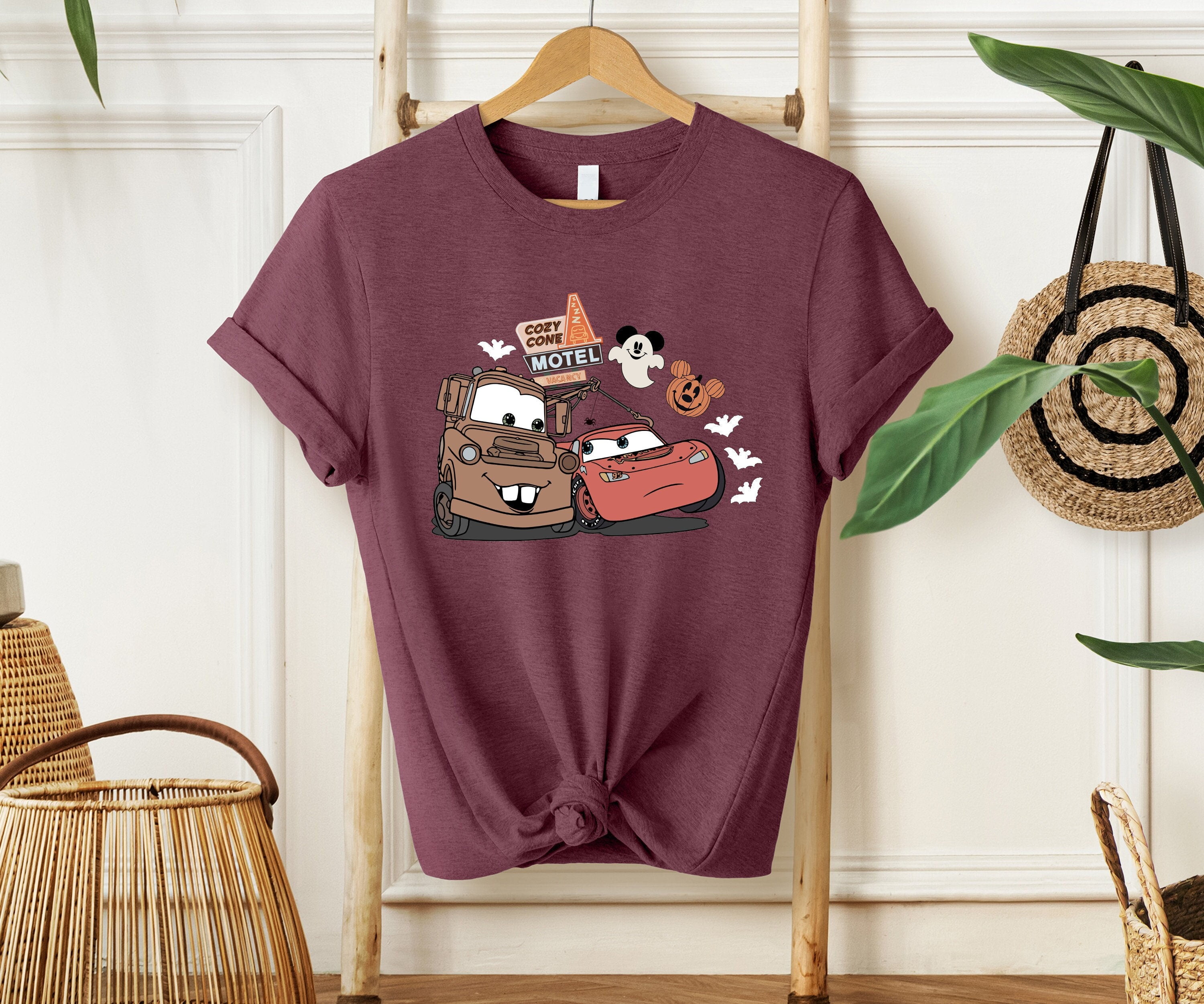 Disney Cars Halloween Shirt,Retro Lightning Mcqueen Halloween Shirt