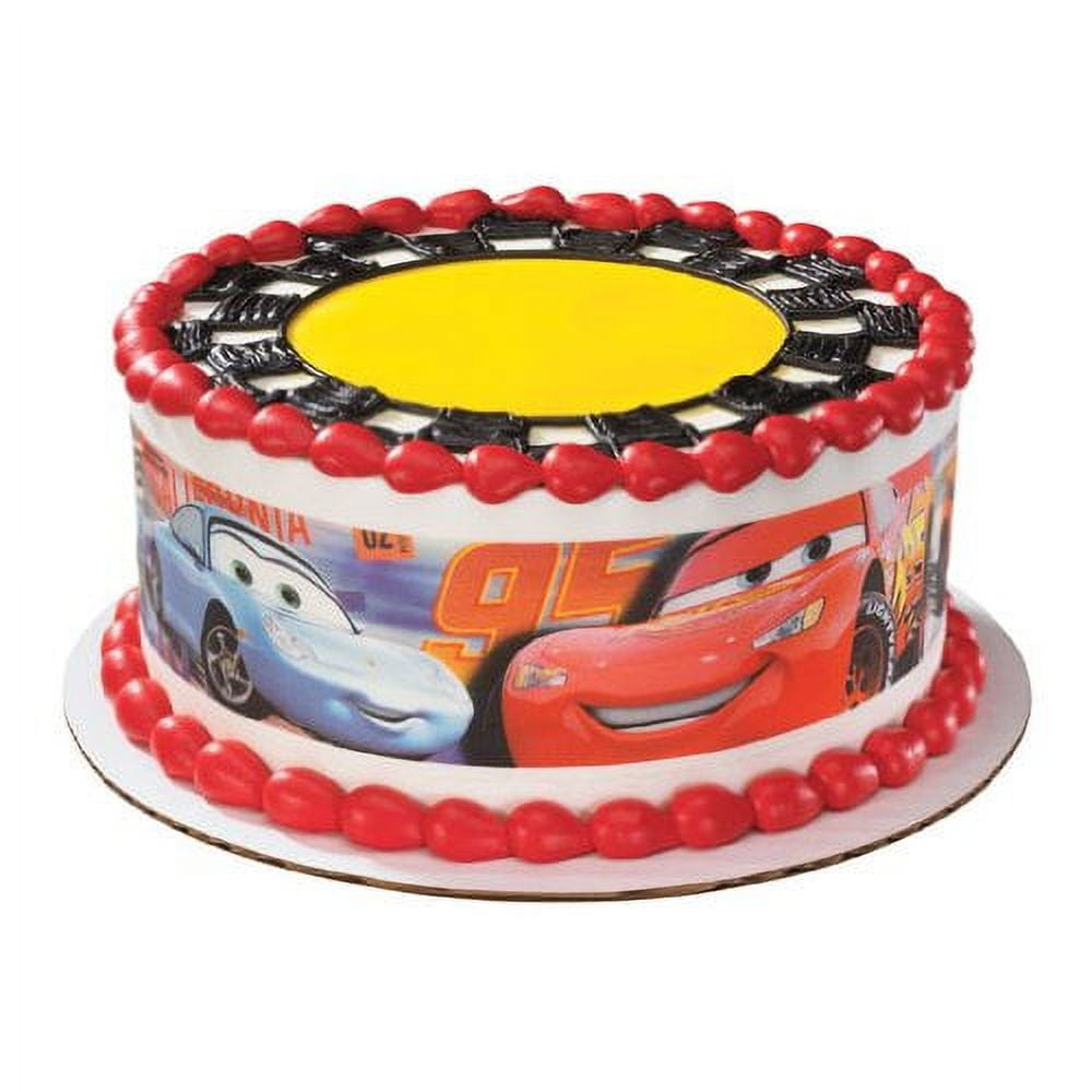 DECO Disney Cars Image Cake Wraps Edible Sugar Sheet Designer Prints