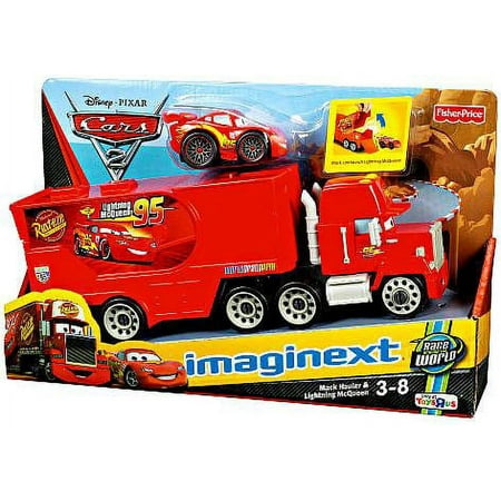 Disney Cars Imaginext Mack Hauler & Lightning McQueen Playset