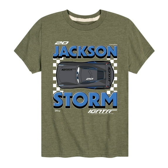 Disney - Cars - Jackson Storm - Boy's Toddler And Youth Short Sleeve Tee