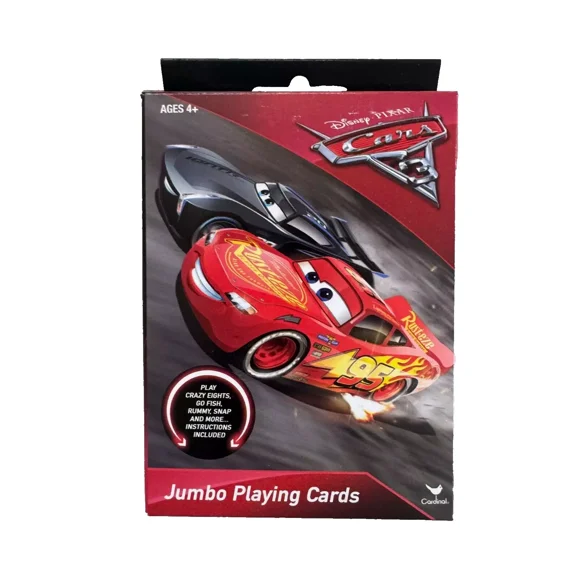 Disney Cars Jumbo Playing Cards