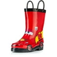 thumbnail image 1 of Disney Cars Kids Lightening Mcqueen Boy's Red Rubber Rain Boots - Size 12 Little kid, 1 of 7