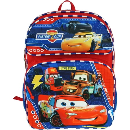Disney Cars Large 3-D EVA Molded 16 Inch Backpack