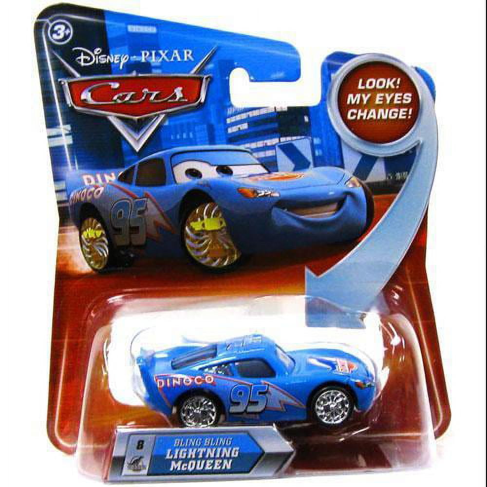 Disney / Pixar Cars Series 1 Blue Dinoco Lightning McQueen Diecast Car
