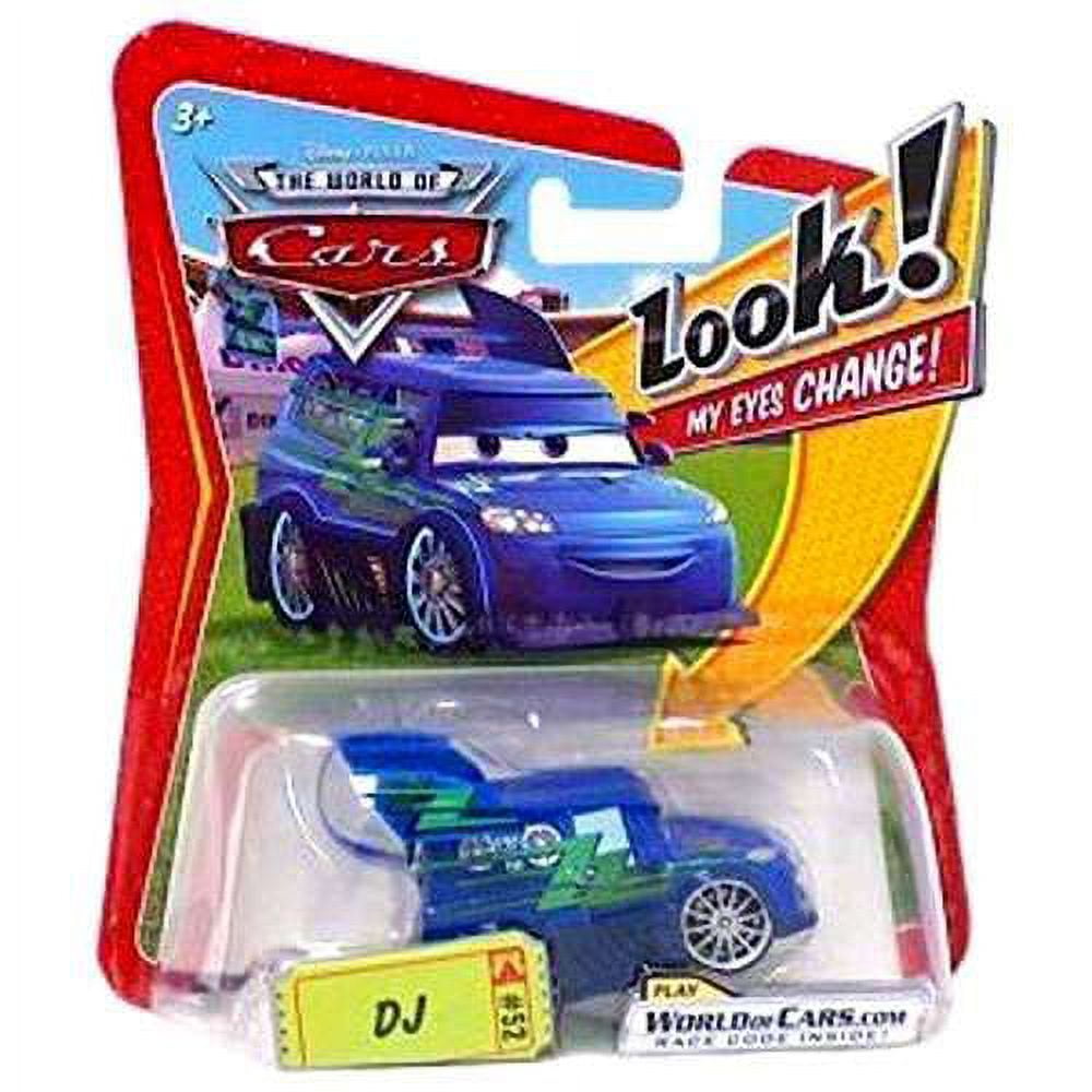 カーズ　DJ サウンドトイ Disney Cars Lenticular Eyes Series 1 DJ Diecast Car - Walmart.com
