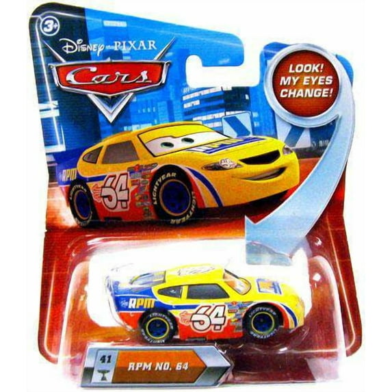 Disney Cars Lenticular Eyes Series 2 RPM No. 64 Diecast Car