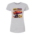 thumbnail image 1 of Disney Cars - Lightning McQueen Best Trophies - Juniors Fitted Graphic T-Shirt, 1 of 5