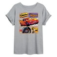 thumbnail image 1 of Disney Cars - Lightning McQueen Best Trophies - Women's Oversized T-Shirt, 1 of 5