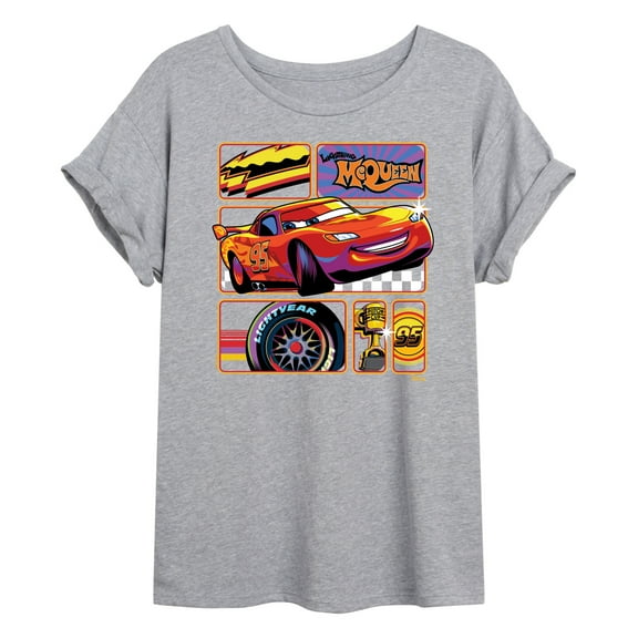 Disney Cars - Lightning McQueen Best Trophies - Women's Oversized T-Shirt