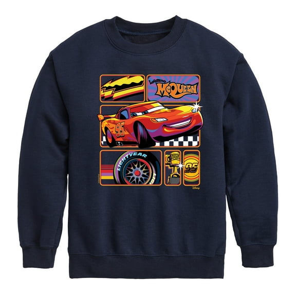 Disney Cars - Lightning McQueen Best Trophies - Toddler & Youth Crewneck Fleece Sweatshirt