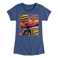 thumbnail image 1 of Disney Cars - Lightning McQueen Best Trophies - Toddler & Youth Girls Short Sleeve Graphic T-Shirt, 1 of 5