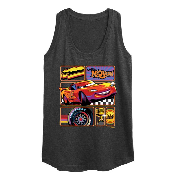 Disney Cars - Lightning McQueen Best Trophies - Women's Racerback Tank Top