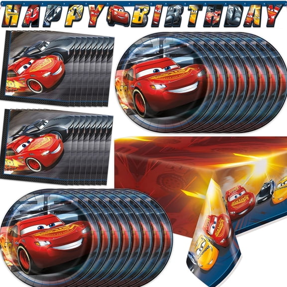 Disney Cars Lightning McQueen Birthday Decorations - 16