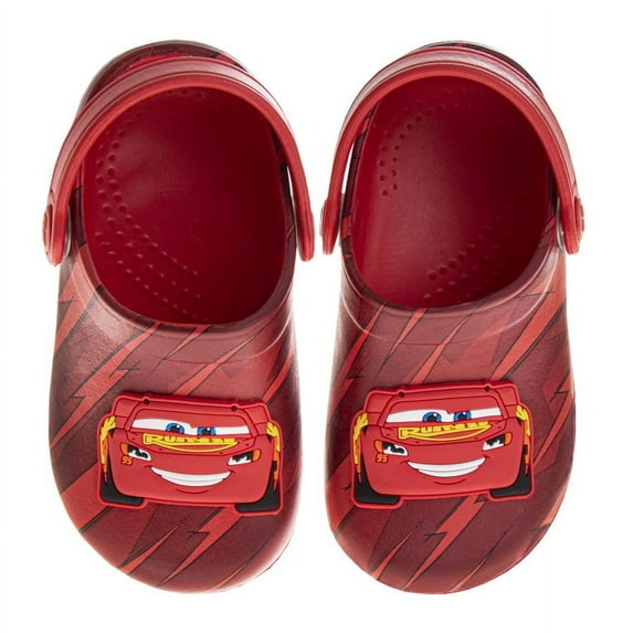 Disney Cars Lightning Mcqueen Boys Clogs. (Toddler Little Kids), Red, Size: 11-12